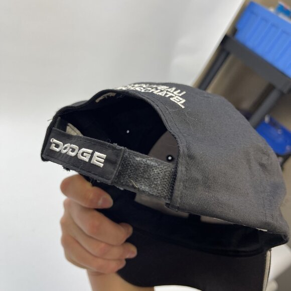 Y2K Dodge Hat Cap Strap Back Black Ram Logo Tribal Choko Motorsports Adjustable - Picture 11 of 14